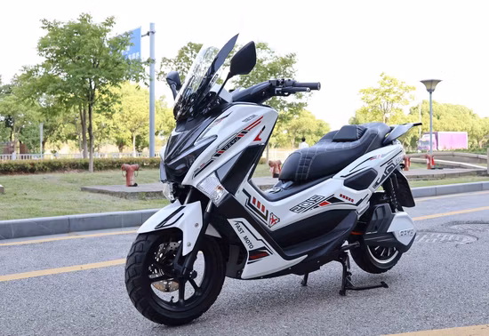 Motocicletta elettrica di grande potenza con batteria al litio 72V100ah/moto da corsa sportiva