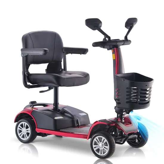 Scooter Scooter elettrico per mobilità a quattro ruote per disabili per scooter disabili